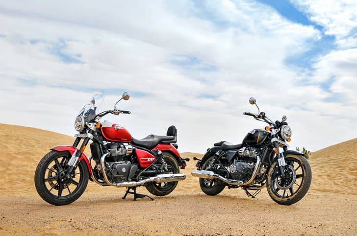 The Royal Enfield Super Meteor 650 has an all-new frame compared to the existing RE 650s.